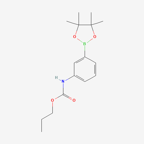 propyl N-[3-(4,4,5,5-tetramethyl-1,3,2-dioxaborolan-2-yl)phenyl]carbamate (CAS: 1314389-82-6) - Related Chemical Product