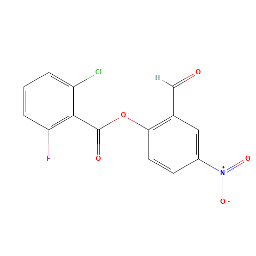 (2-formyl-4-nitrophenyl) 2-chloro-6-fluorobenzoate (CAS: 218287-71-9) - Related Chemical Product