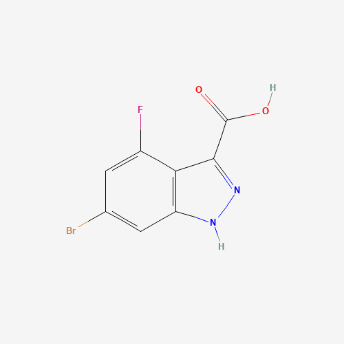 6-bromo-4-fluoro-1H-indazole-3-carboxylic acid (CAS: 885520-62-7) - Related Chemical Product