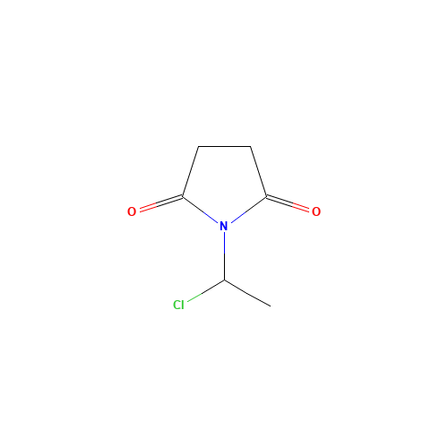 1-(1-chloroethyl)pyrrolidine-2,5-dione (CAS: 55943-86-7) - Related Chemical Product