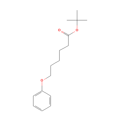 tert-butyl 6-phenoxyhexanoate (CAS: 945414-50-6) - Chemical Structure and Molecular Formula 
