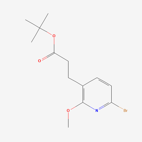 tert-butyl 3-(6-bromo-2-methoxypyridin-3-yl)propanoate (CAS: 1310949-64-4) - Related Chemical Product