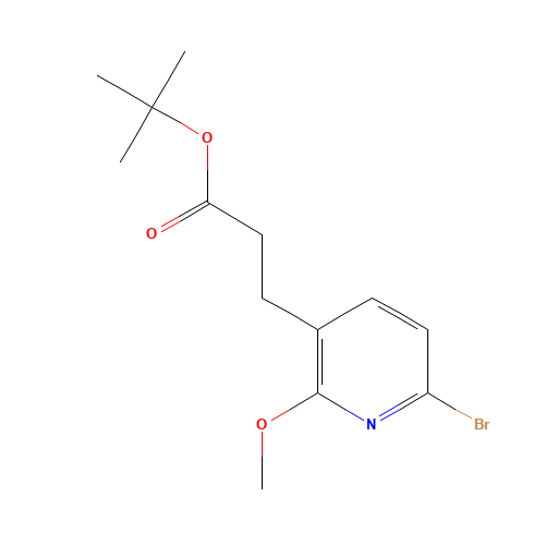 tert-butyl 3-(6-bromo-2-methoxypyridin-3-yl)propanoate (CAS: 1310949-64-4) - Related Chemical Product