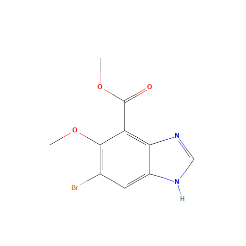 methyl 6-bromo-5-methoxy-1H-benzimidazole-4-carboxylate (CAS: 1193789-73-9) - Related Chemical Product