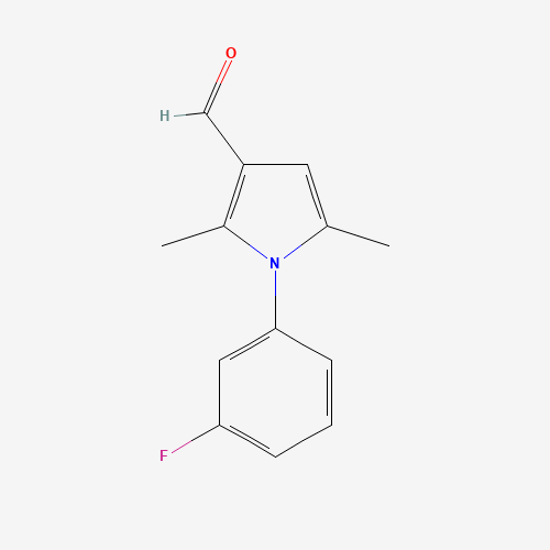 1-(3-fluorophenyl)-2,5-dimethylpyrrole-3-carbaldehyde (CAS: 428497-01-2) - Related Chemical Product