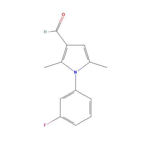 1-(3-fluorophenyl)-2,5-dimethylpyrrole-3-carbaldehyde (CAS: 428497-01-2) - Related Chemical Product