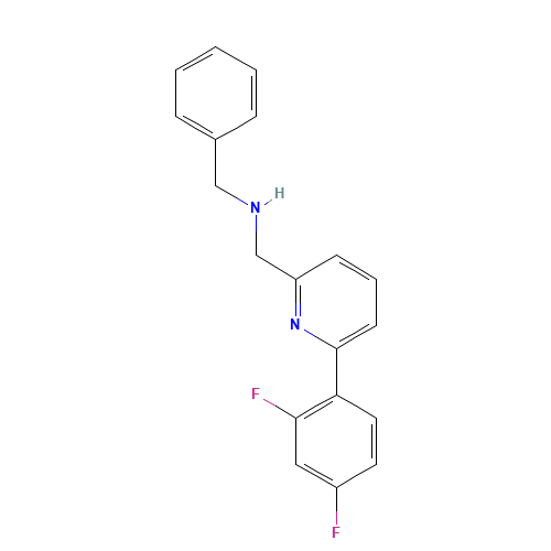 N-[[6-(2,4-difluorophenyl)pyridin-2-yl]methyl]-1-phenylmethanamine (CAS: 887985-29-7) - Related Chemical Product