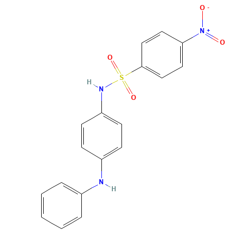 N-(4-anilinophenyl)-4-nitrobenzenesulfonamide (CAS: 28829-80-3) - Related Chemical Product
