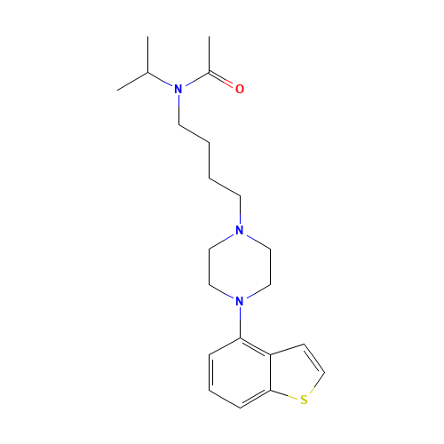 N-[4-[4-(1-benzothiophen-4-yl)piperazin-1-yl]butyl]-N-propan-2-ylacetamide (CAS: 1021324-91-3) - Related Chemical Product
