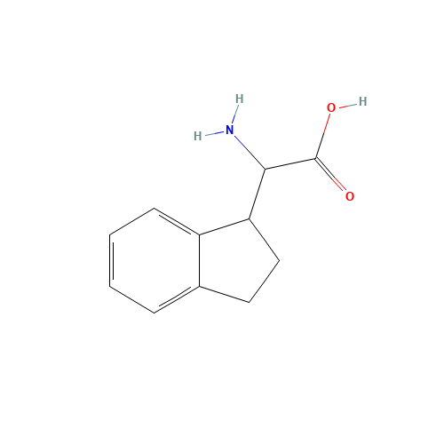 2-amino-2-(2,3-dihydro-1H-inden-1-yl)acetic acid (CAS: 179185-78-5) - Related Chemical Product
