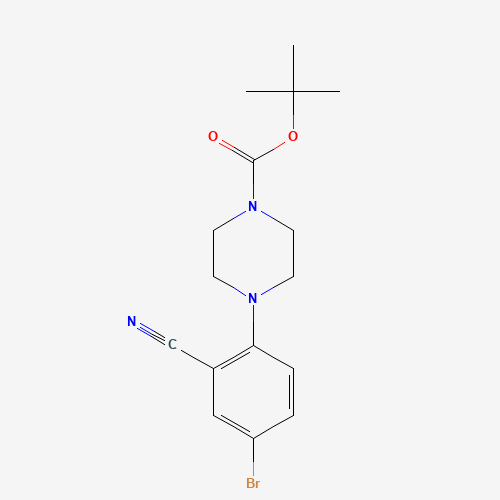 tert-butyl 4-(4-bromo-2-cyanophenyl)piperazine-1-carboxylate (CAS: 791846-40-7) - Related Chemical Product