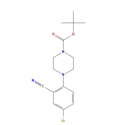 tert-butyl 4-(4-bromo-2-cyanophenyl)piperazine-1-carboxylate (CAS: 791846-40-7) - Related Chemical Product