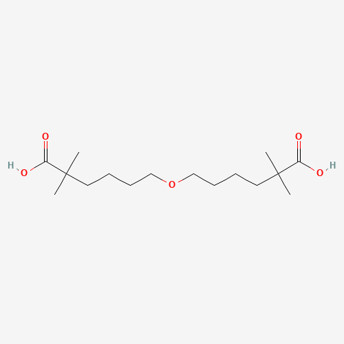6-(5-carboxy-5-methylhexoxy)-2,2-dimethylhexanoic acid (CAS: 183293-82-5) - Related Chemical Product