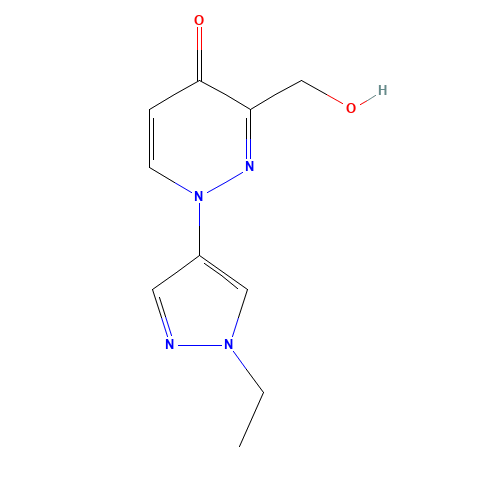 1-(1-ethylpyrazol-4-yl)-3-(hydroxymethyl)pyridazin-4-one (CAS: 1314397-03-9) - Related Chemical Product