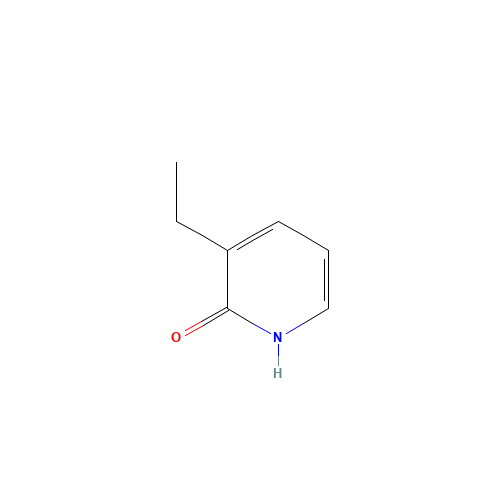 3-ethyl-1H-pyridin-2-one (CAS: 62969-86-2) - Chemical Structure and Molecular Formula 