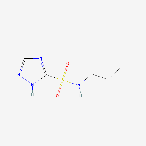 N-propyl-1H-1,2,4-triazole-5-sulfonamide (CAS: 1207755-08-5) - Chemical Structure and Molecular Formula 