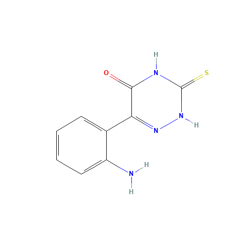 6-(2-aminophenyl)-3-sulfanylidene-2H-1,2,4-triazin-5-one (CAS: 27161-64-4) - Related Chemical Product