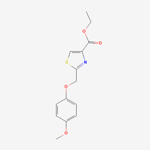 ethyl 2-[(4-methoxyphenoxy)methyl]-1,3-thiazole-4-carboxylate (CAS: 262855-35-6) - Related Chemical Product