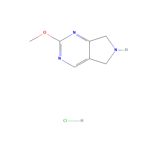 2-methoxy-6,7-dihydro-5H-pyrrolo[3,4-d]pyrimidine;hydrochloride (CAS: 1360364-97-1) - Related Chemical Product