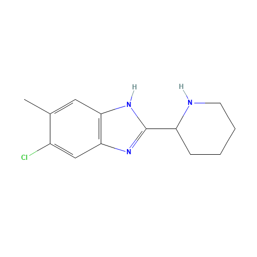 5-chloro-6-methyl-2-piperidin-2-yl-1H-benzimidazole (CAS: 1245530-83-9) - Related Chemical Product