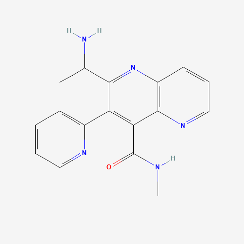2-(1-aminoethyl)-N-methyl-3-pyridin-2-yl-1,5-naphthyridine-4-carboxamide (CAS: 1312606-18-0) - Related Chemical Product