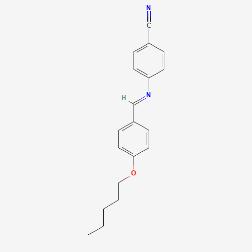 4-[(4-pentoxyphenyl)methylideneamino]benzonitrile (CAS: 37075-25-5) - Related Chemical Product