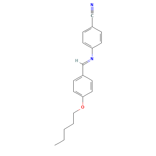 4-[(4-pentoxyphenyl)methylideneamino]benzonitrile (CAS: 37075-25-5) - Related Chemical Product