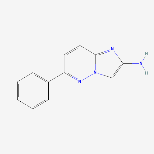 6-phenylimidazo[1,2-b]pyridazin-2-amine (CAS: 1005785-78-3) - Chemical Structure and Molecular Formula 