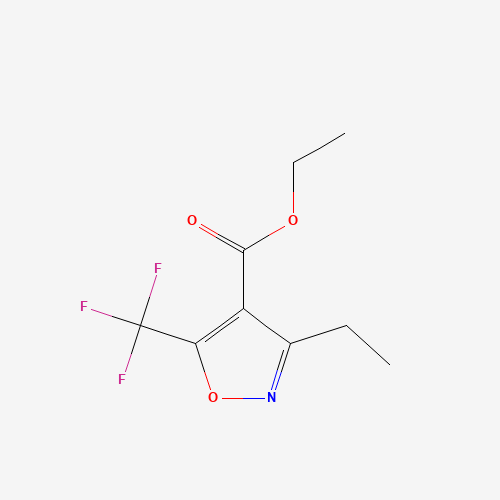 ethyl 3-ethyl-5-(trifluoromethyl)-1,2-oxazole-4-carboxylate (CAS: 363617-95-2) - Related Chemical Product