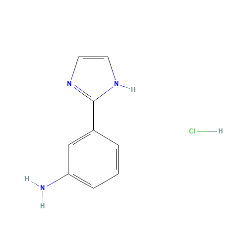 3-(1H-imidazol-2-yl)aniline;hydrochloride (CAS: 1261269-04-8) - Related Chemical Product