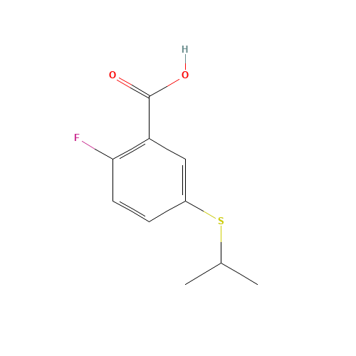 2-fluoro-5-propan-2-ylsulfanylbenzoic acid (CAS: 138736-66-0) - Related Chemical Product