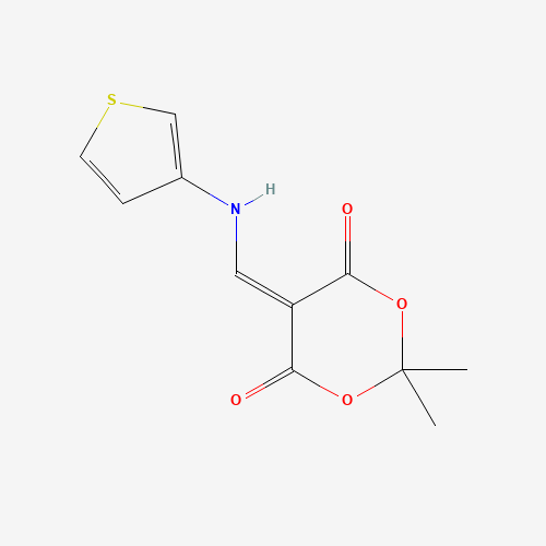 2,2-dimethyl-5-[(thiophen-3-ylamino)methylidene]-1,3-dioxane-4,6-dione (CAS: 913377-45-4) - Related Chemical Product
