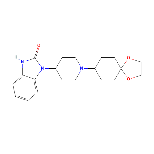 3-[1-(1,4-dioxaspiro[4.5]decan-8-yl)piperidin-4-yl]-1H-benzimidazol-2-one (CAS: 179322-04-4) - Related Chemical Product