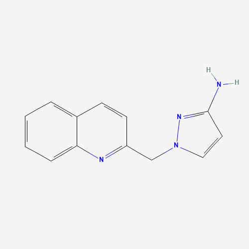 1-(quinolin-2-ylmethyl)pyrazol-3-amine (CAS: 1183344-40-2) - Related Chemical Product