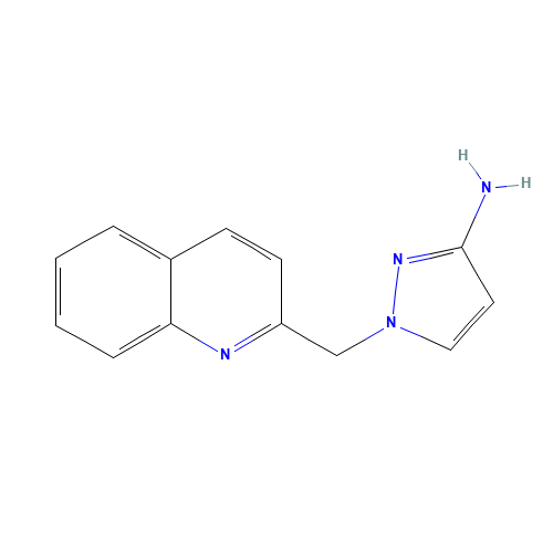 1-(quinolin-2-ylmethyl)pyrazol-3-amine (CAS: 1183344-40-2) - Related Chemical Product