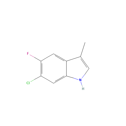 6-chloro-5-fluoro-3-methyl-1H-indole (CAS: 169673-97-6) - Related Chemical Product