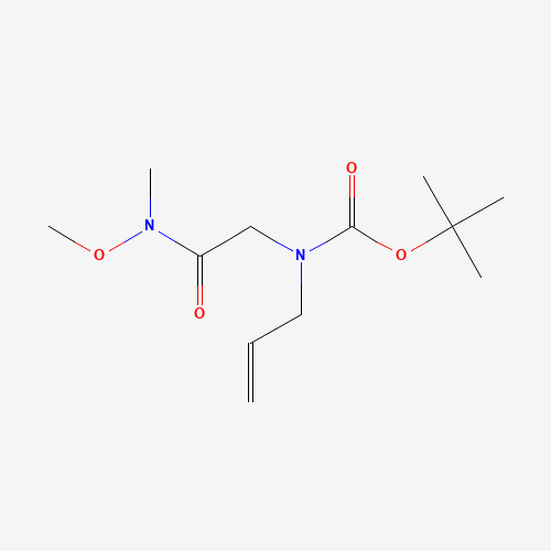 tert-butyl N-[2-[methoxy(methyl)amino]-2-oxoethyl]-N-prop-2-enylcarbamate (CAS: 1429646-79-6) - Related Chemical Product