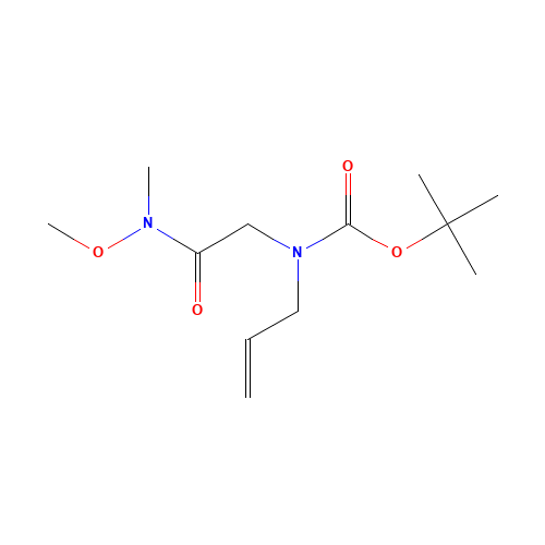 tert-butyl N-[2-[methoxy(methyl)amino]-2-oxoethyl]-N-prop-2-enylcarbamate (CAS: 1429646-79-6) - Related Chemical Product