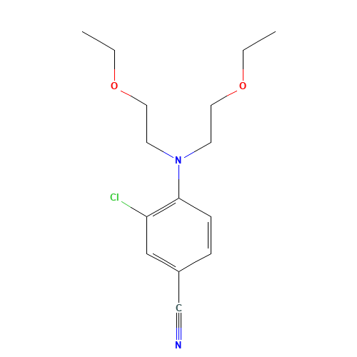 4-[bis(2-ethoxyethyl)amino]-3-chlorobenzonitrile (CAS: 821777-10-0) - Related Chemical Product