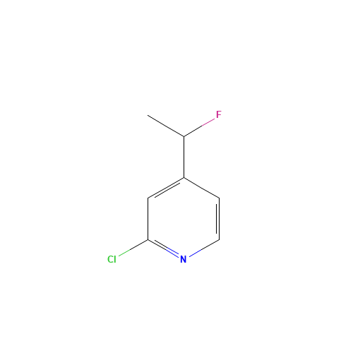 2-chloro-4-(1-fluoroethyl)pyridine (CAS: 1307255-24-8) - Related Chemical Product