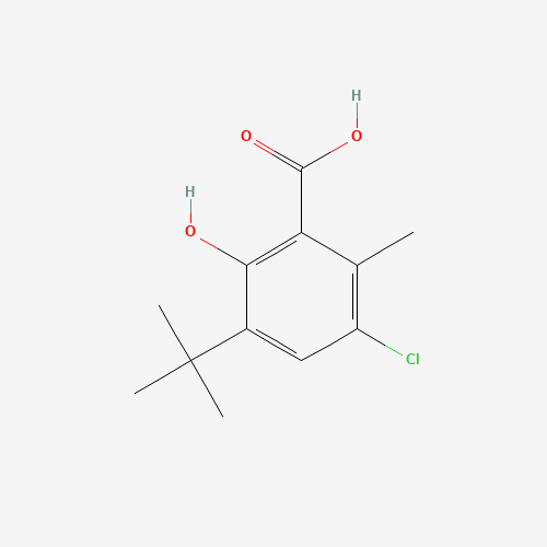3-tert-butyl-5-chloro-2-hydroxy-6-methylbenzoic acid (CAS: 41648-48-0) - Related Chemical Product