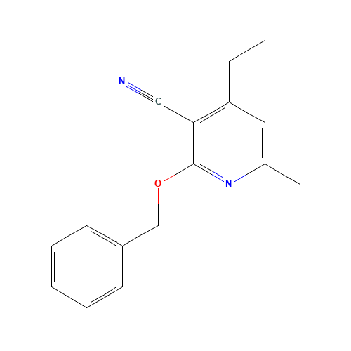4-ethyl-6-methyl-2-phenylmethoxypyridine-3-carbonitrile (CAS: 1616288-81-3) - Related Chemical Product
