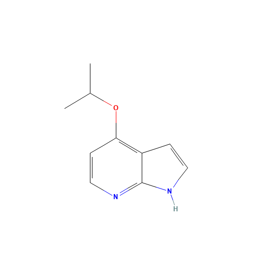 4-propan-2-yloxy-1H-pyrrolo[2,3-b]pyridine (CAS: 937797-32-5) - Chemical Structure and Molecular Formula 