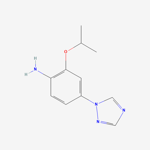 2-propan-2-yloxy-4-(1,2,4-triazol-1-yl)aniline (CAS: 1462950-78-2) - Related Chemical Product