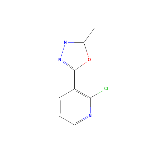 2-(2-chloropyridin-3-yl)-5-methyl-1,3,4-oxadiazole (CAS: 70318-99-9) - Related Chemical Product
