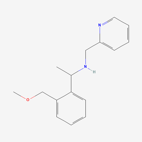 1-[2-(methoxymethyl)phenyl]-N-(pyridin-2-ylmethyl)ethanamine (CAS: 1412451-99-0) - Related Chemical Product