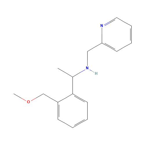 1-[2-(methoxymethyl)phenyl]-N-(pyridin-2-ylmethyl)ethanamine (CAS: 1412451-99-0) - Related Chemical Product