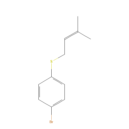 1-bromo-4-(3-methylbut-2-enylsulfanyl)benzene (CAS: 127164-82-3) - Related Chemical Product