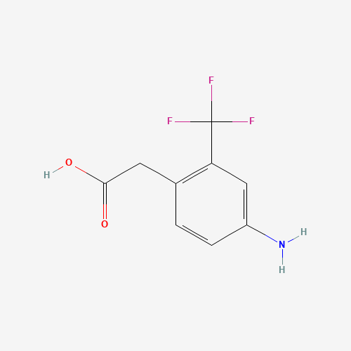 2-[4-amino-2-(trifluoromethyl)phenyl]acetic acid (CAS: 192650-85-4) - Related Chemical Product