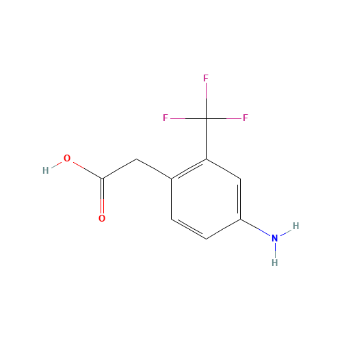 2-[4-amino-2-(trifluoromethyl)phenyl]acetic acid (CAS: 192650-85-4) - Related Chemical Product